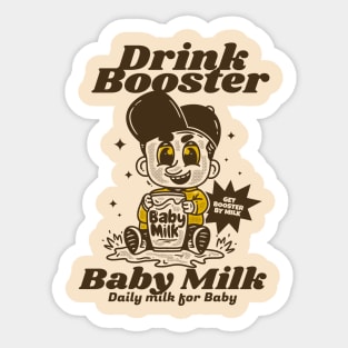 Drink booster baby milk Sticker